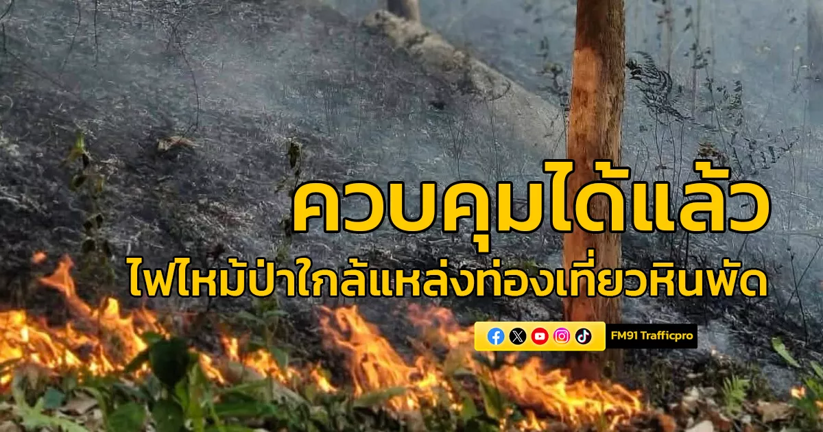ไฟไหม้ป่าและสวนชาวบ้าน-ใกล้แหล่งท่องเที่ยวหินพัด-สุราษฏร์ธานี-ล่าสุดควบคุมได้แล้ว-เสียหาย-500-ไร่-เฝ้าระวังอย่างต่อเนื่อง