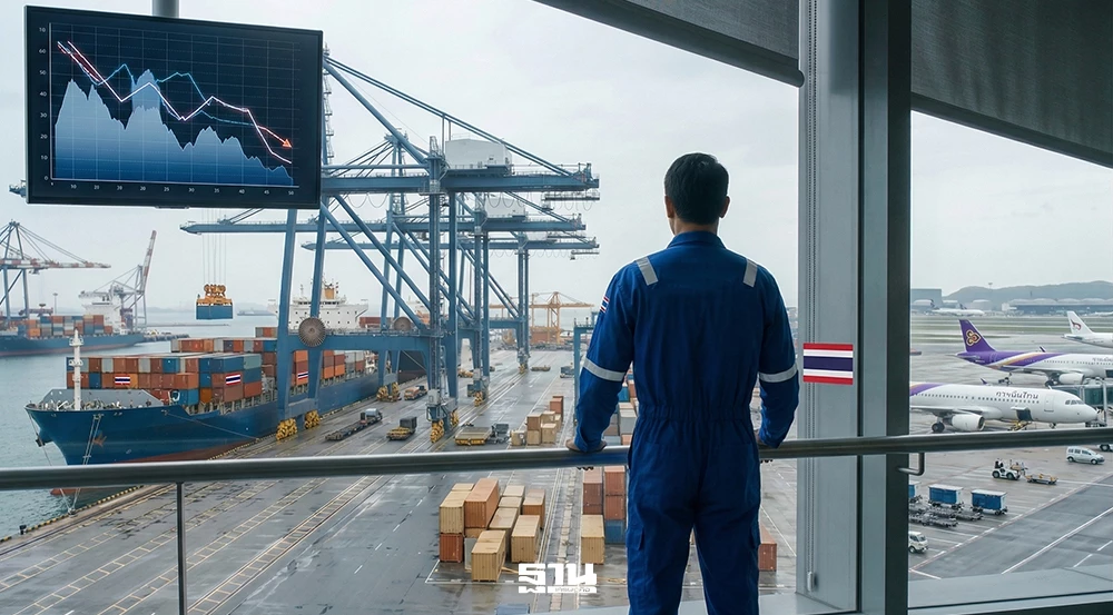 เศรษฐกิจไทยเดือนกพ.-ส่งสัญญาณชะลอตัว-จับตาแรงกดดันส่งออก-ท่องเที่ยววูบ