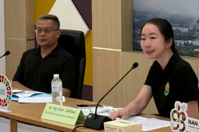 สคทช-ลงพื้นที่น่าน-ชูตราสัญลักษณ์-“คทช.”-การันตีผลิตภัณฑ์ชุมชนบนที่ดินถูกกฎหมาย-เร่งติวเข้มเกษตรกร-รับมือเกณฑ์-eudr-ของยุโรป-ยกระดับเศรษฐกิจฐานรากอย่างยั่งยืน
