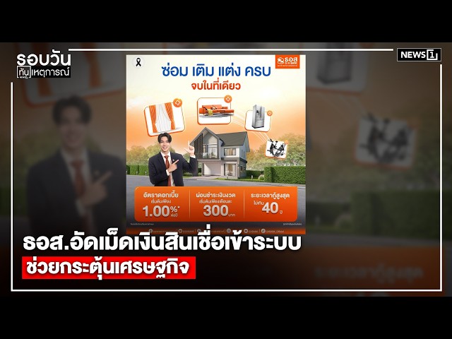 ธอสอัดเม็ดเงินสินเชื่อเข้าระบบช่วยกระตุ้นเศรษฐกิจ-:-รอบวันทันเหตุการณ์-1700-น/-วันที่-13-เมย.69