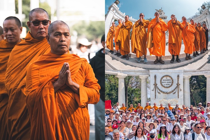 เลขาธิการสมัชชาสงฆ์ไทยในสหรัฐอเมริกา-ร่วมกับคณะพระธรรมทูตสายต่างประเทศ-จัดกิจกรรม-“เดินเพื่อสันติภาพ”-ณ-ประเทศเม็กซิโก