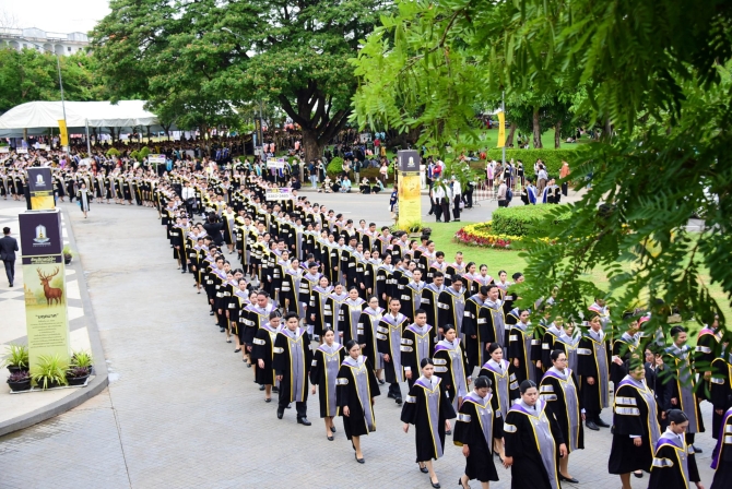 มหาวิทยาลัยมหาสารคาม-จัดพิธีซ้อมใหญ่พิธีพระราชทานปริญญาบัตร