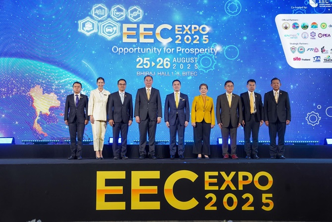 “วิสาร” ร่วมเปิดงาน EEC EXPO 2025 ชูโอกาสใหม่เศรษฐกิจไทย ดึงนักลงทุนกว่า 100 หน่วยงานร่วมเวที