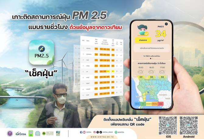 แอปฯ เช็คฝุ่น คว้าเลิศรัฐ 68 สาขานวัตกรรมการบริการระดับดี