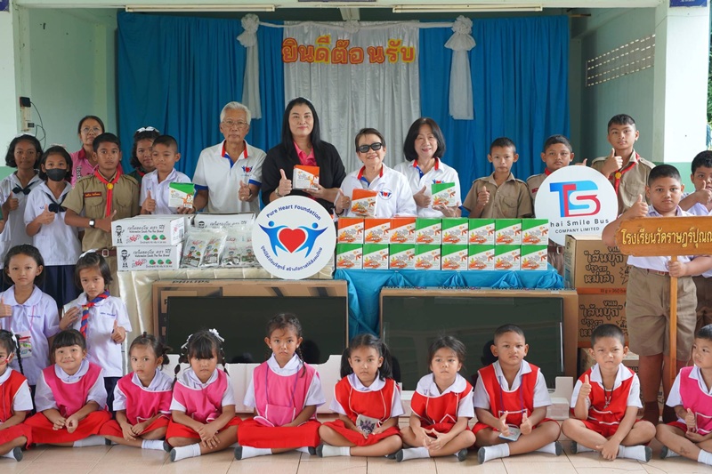 มูลนิธิหัวใจบริสุทธิ์-ส่งต่อโอกาสทางการศึกษา-มอบทีวีเป็นสื่อการเรียนการสอนแก่เยาวชน-จ.พระนครศรีอยุธยา