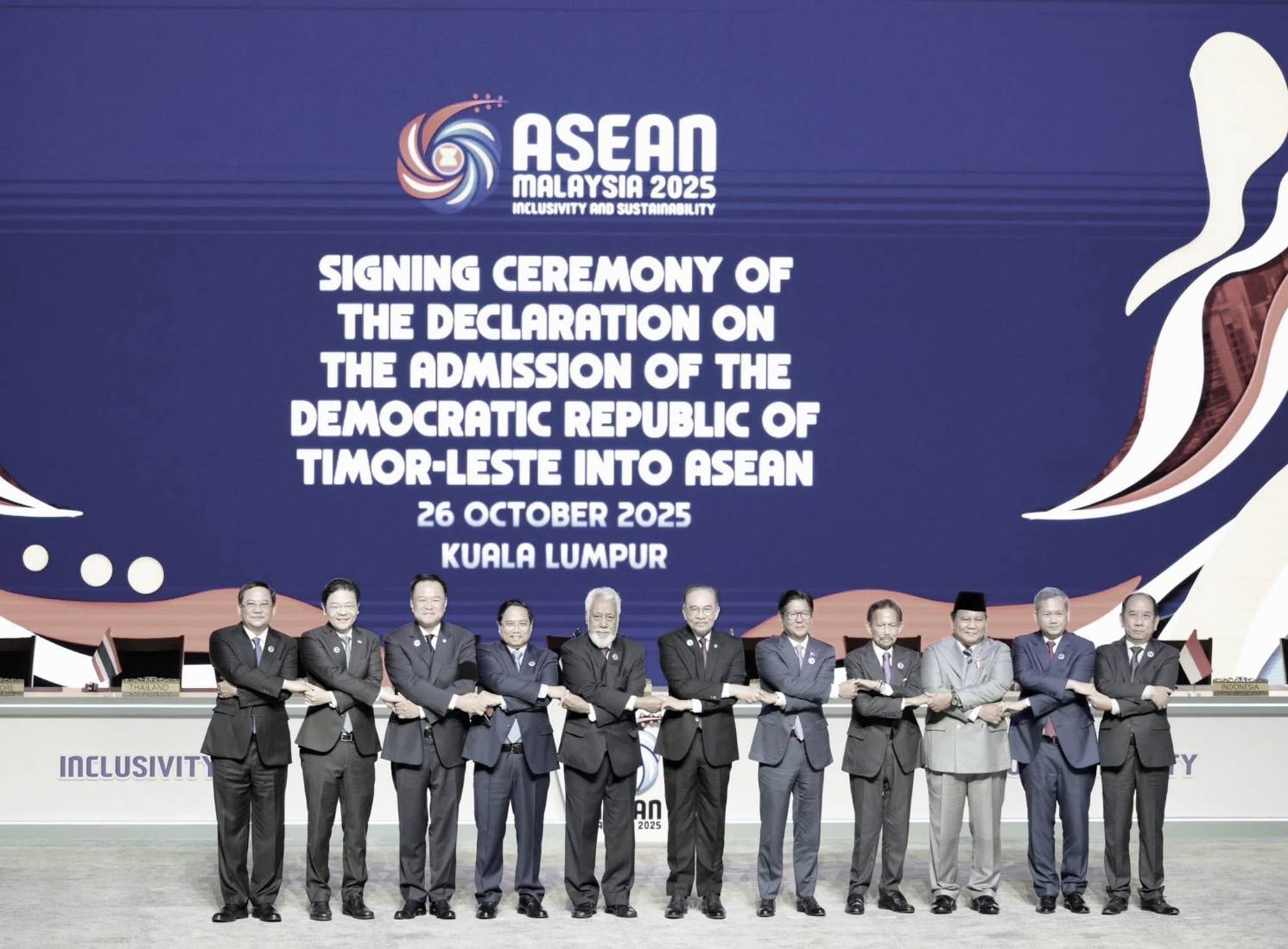 ไทยหนุนขับเคลื่อนประชาคมอาเซียนเข้มแข็ง/ปฏิสัมพันธ์สร้างสรรค์ภาคีภายนอก-:-อินโฟเควสท์