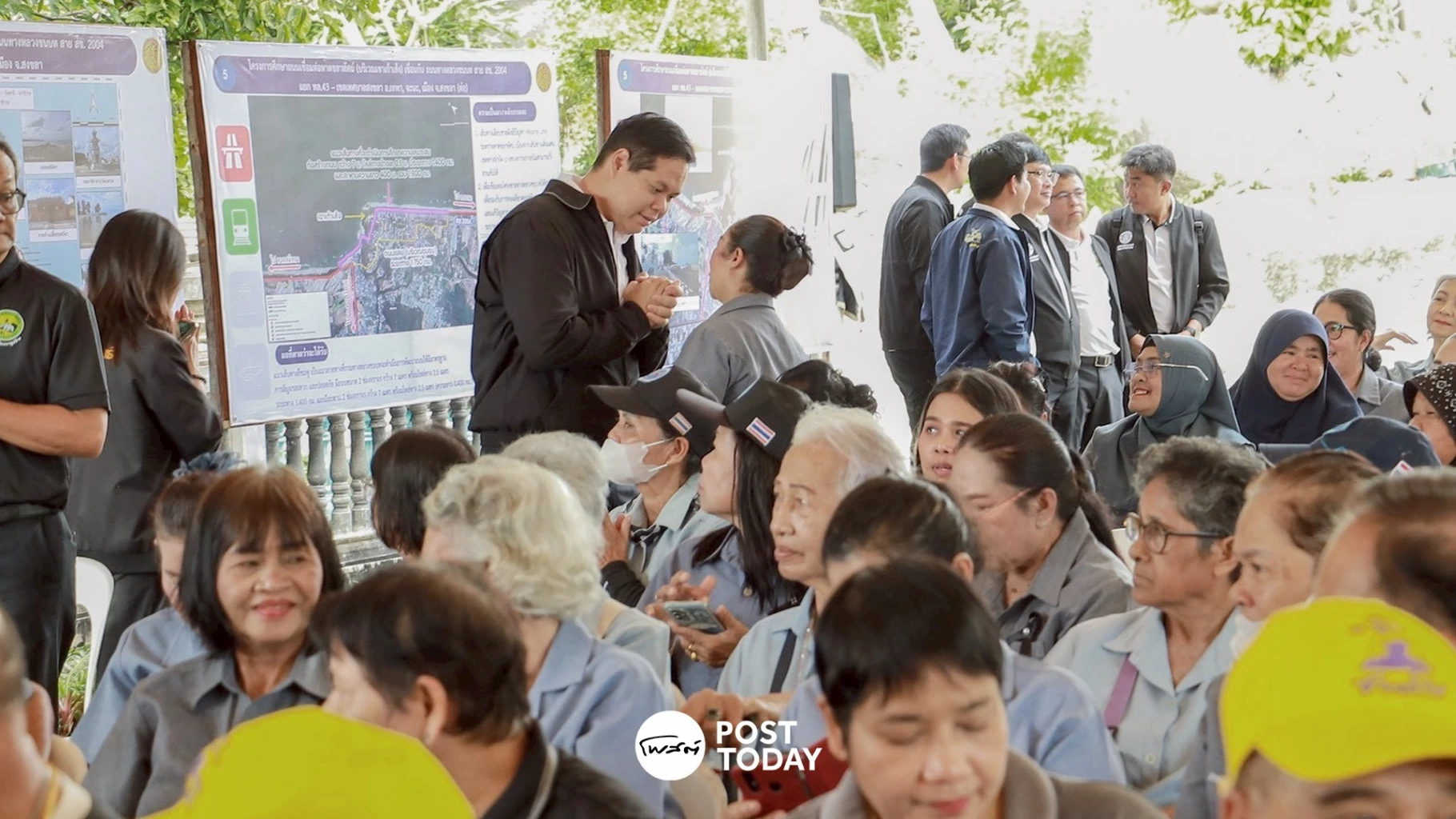 สรรเพชญต้อนรับพิพัฒน์ตรวจราชการสงขลาดัน2โครงสร้างพื้นฐาน