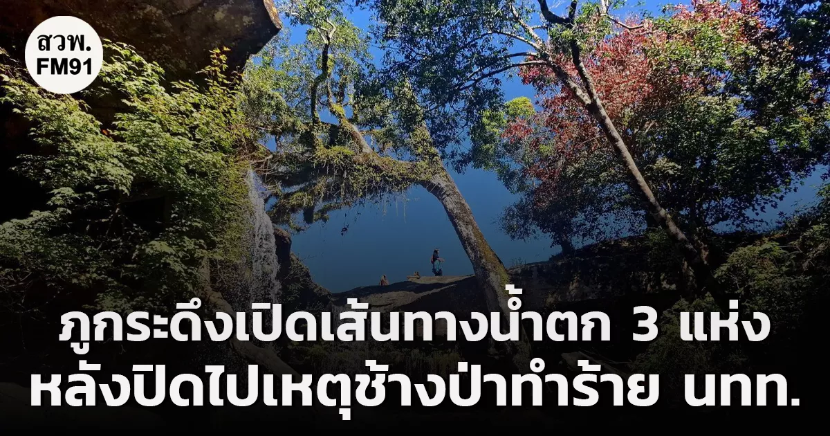ภูกระดึงเปิดเส้นทางน้ำตก-3-แห่งเพิ่มเติม-หลังปิดกว่า-1-ปี-เหตุช้างป่าทำร้ายนักท่องเที่ยว