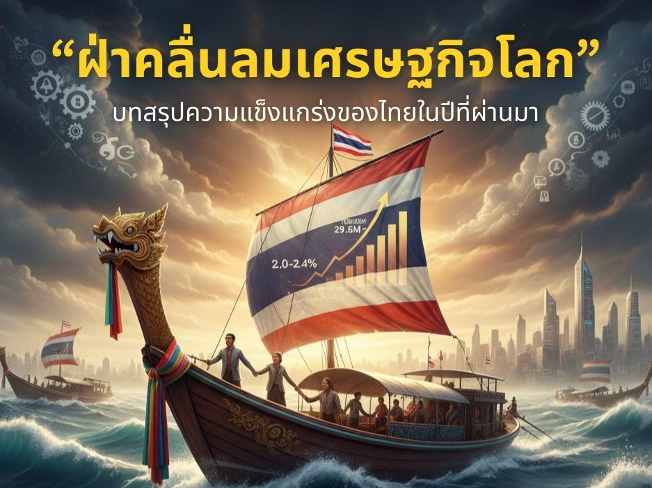 ฝ่าคลื่นลมเศรษฐกิจโลก:-บทสรุปความแข็งแกร่งของไทยในปีที่ผ่านมา