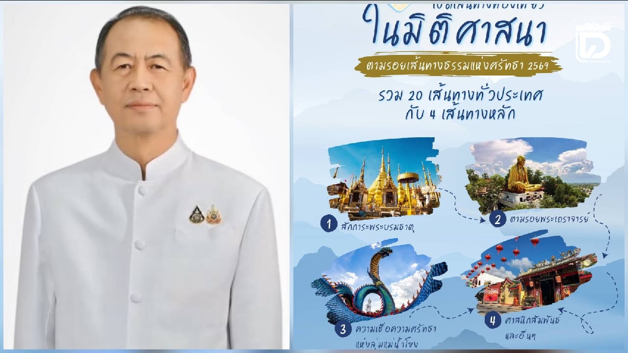 ศน.ชวนท่องเที่ยวในมิติทางศาสนา-เปิด-‘20-เส้นทางธรรมแห่งศรัทธา’-ปี69-|-เดลินิวส์