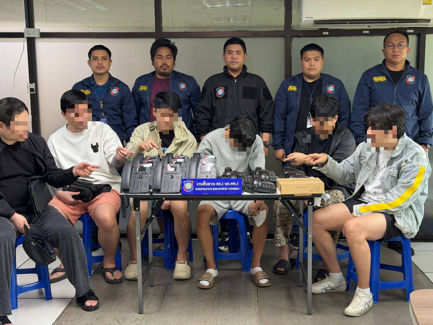 ตำรวจท่องเที่ยวกรุงเทพ-รวบแก๊งคอลเซนเตอร์ชาวกิมจิหลอกเพื่อนร่วมชาติ