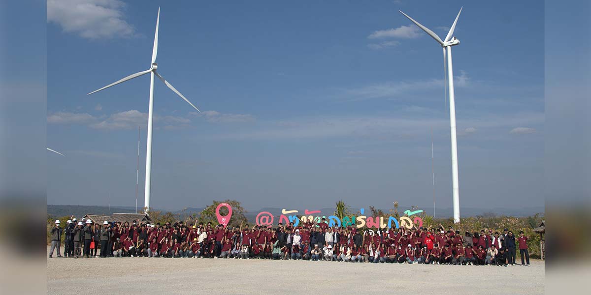 ssp-เปิดศูนย์เรียนรู้ร่มเกล้าวินด์ฟาร์ม-ต้อนรับ-มมส.-ศึกษาพลังงานทดแทน