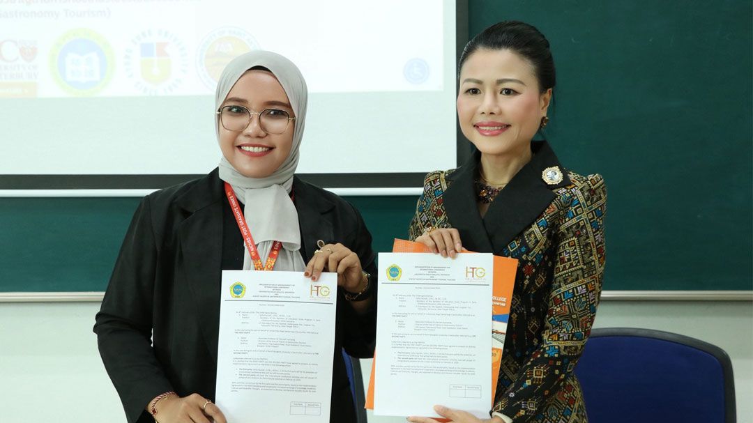 hub-สวนดุสิต-ร่วม-มหาวิทยาลัยแห่งอินโดนีเซีย-ยกระดับองเที่ยวเชิงวัฒนธรรมอาหาร