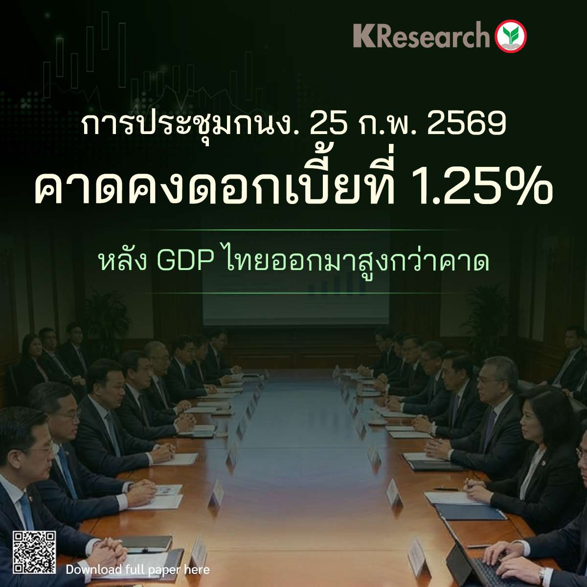 คาด-25-กพ-นี้-กนง-คงดอกเบี้ยที่-1.25%-หลัง-gdp-ไทยออกมาสูงกว่าประมาณการณ์
