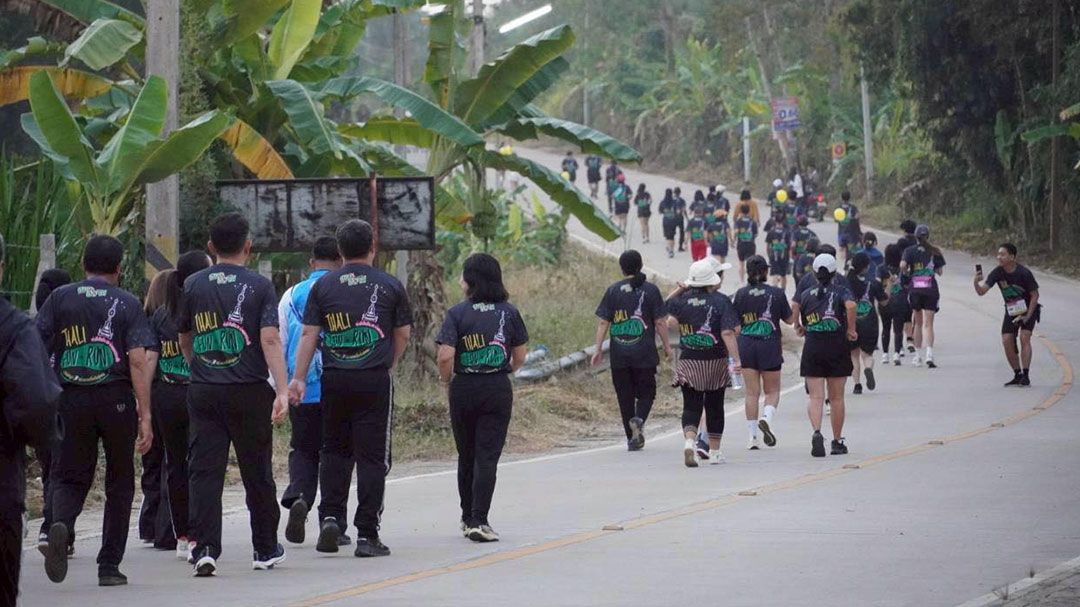 จ.เลย‘วิ่งฟันรัน’ตามหมู่บ้าน-ศึกษาวิถีชีวิตริมแม่น้ำเหือง