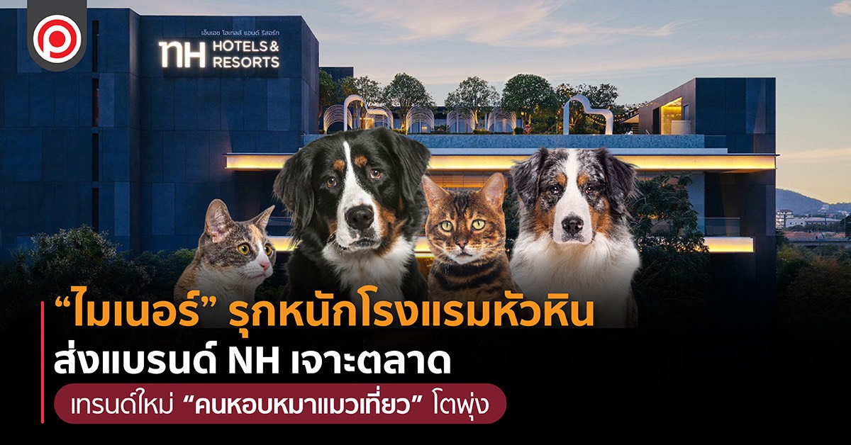 “ไมเนอร์”-รุกหนักโรงแรมหัวหิน-ส่งแบรนด์-nh-เจาะตลาด-เทรนด์ใหม่-“คนหอบหมาแมวเที่ยว”-โตพุ่ง