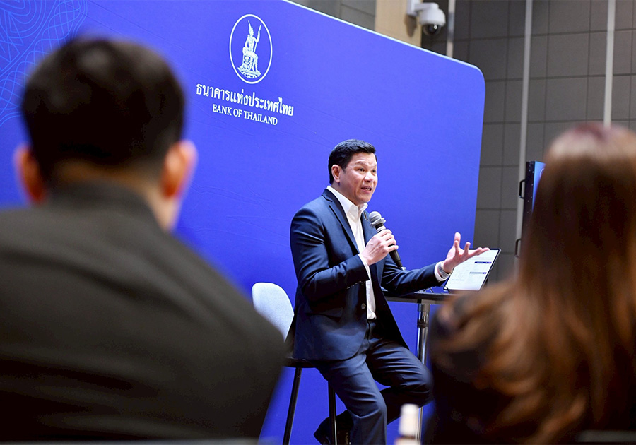 ผู้ว่าการธนาคารแห่งประเทศไทยพบสื่อมวลชน-(governorconnect)
