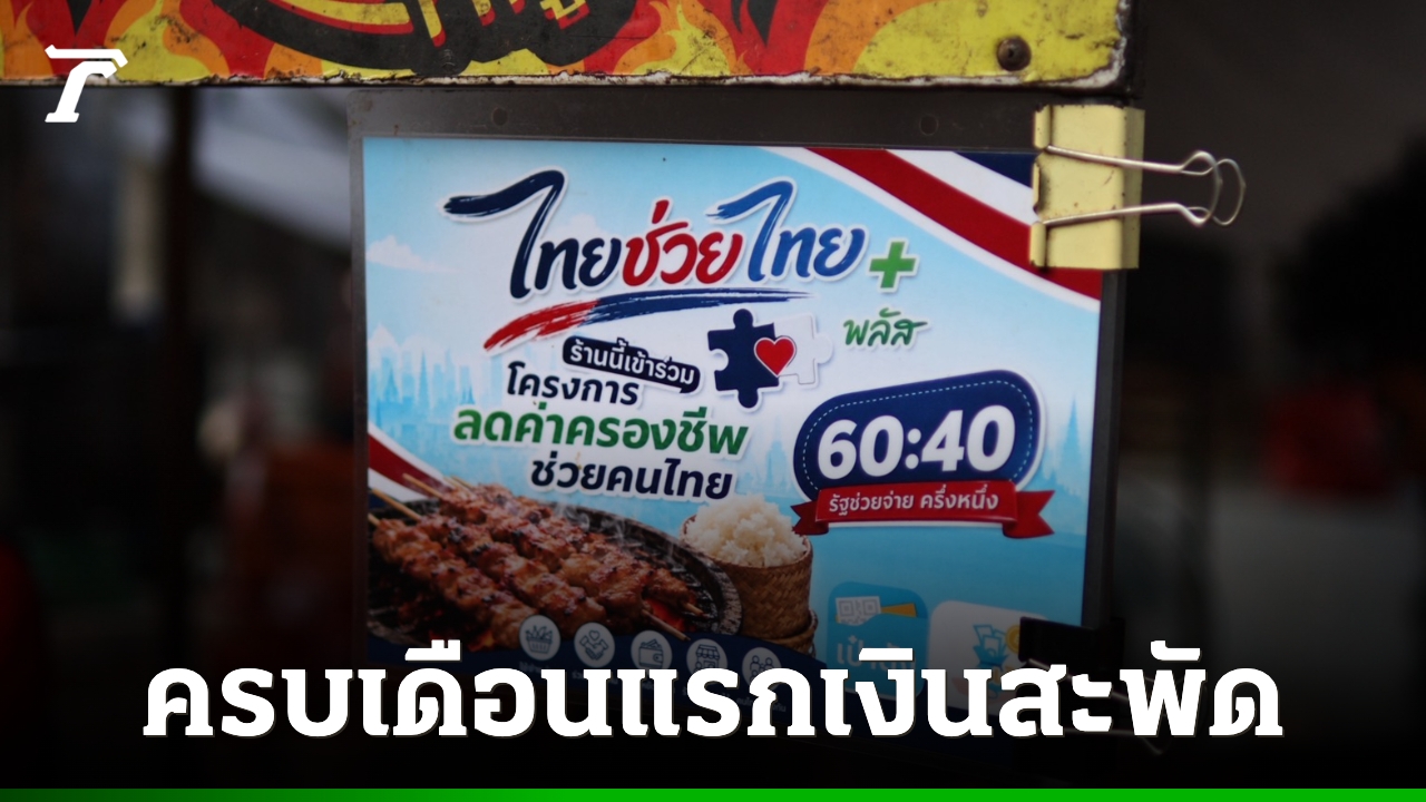 ไทยช่วยไทย-พลัส-(60/40)-ครบเดือนแรก-เงินสะพัด-4.32-หมื่นล้าน-หนุนเศรษฐกิจฐานรากทั่วประเทศ