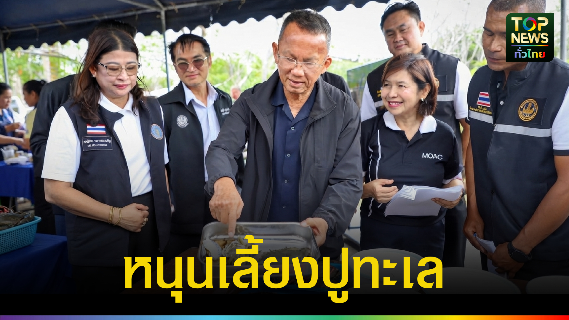 “สมศักดิ์ เทพสุทิน” ดัน “ปูทะเล” ขึ้นแท่นสัตว์เศรษฐกิจมูลค่าสูง เร่งเพิ่มผลผลิตรับดีมานด์ตลาดกรมประมง | TOPNEWS