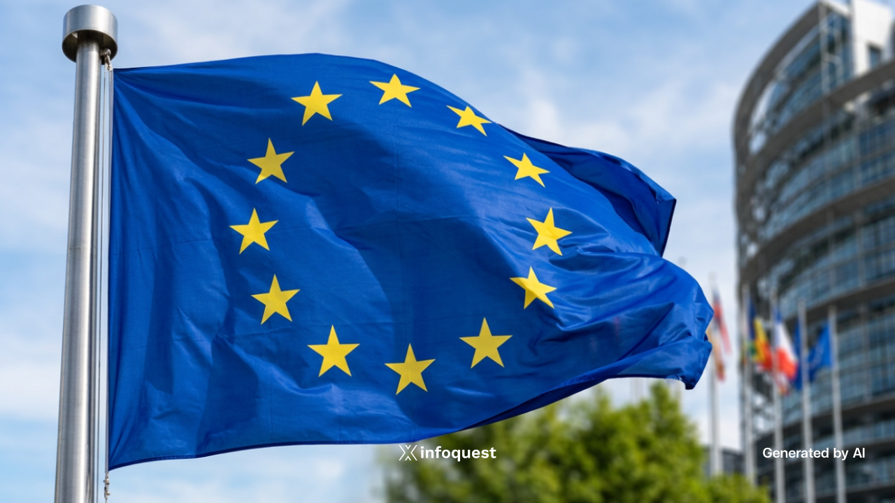 EU จ่อปรับลดงบประมาณ 7 ปีลงเกือบ 8% คาดกระทบด้านการแข่งขัน-ความมั่นคง : อินโฟเควสท์