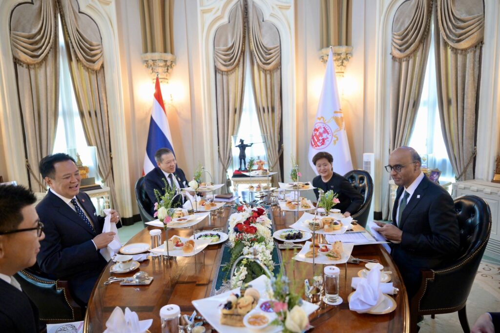 ไทย-สิงคโปร์ ย้ำสัมพันธ์แน่นแฟ้น เดินหน้าเศรษฐกิจดิจิทัล-อาหาร-พลังงานสะอาด